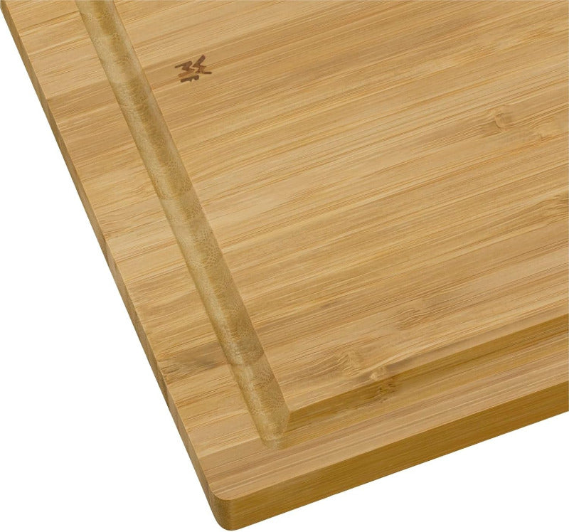 WMF Bamboo Cutting Board – 45 x 30 cm Large Wooden Carving Board with Juice Groove