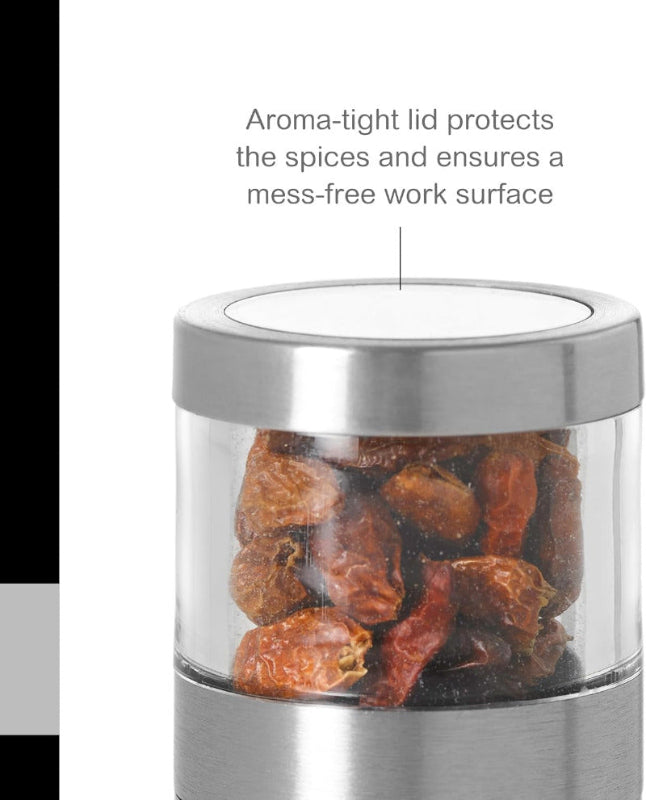 ADHOC MP206 VOYAGE Mini Chili & Spice Cutter – Stainless Steel / Acrylic