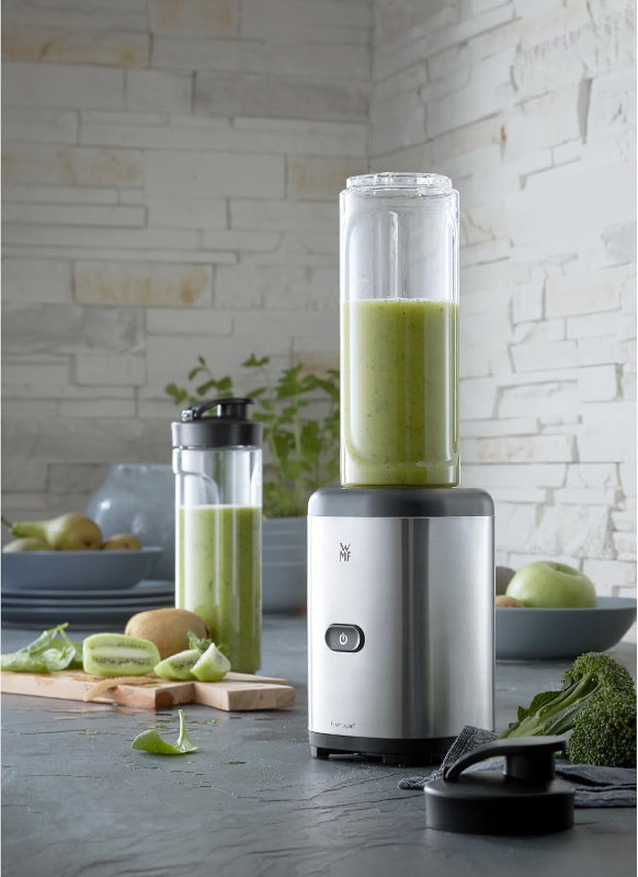 WMF Kult X Mix & Go / KITCHENminis Smoothie Bottle – 600 ml Break-Proof Mixing Container