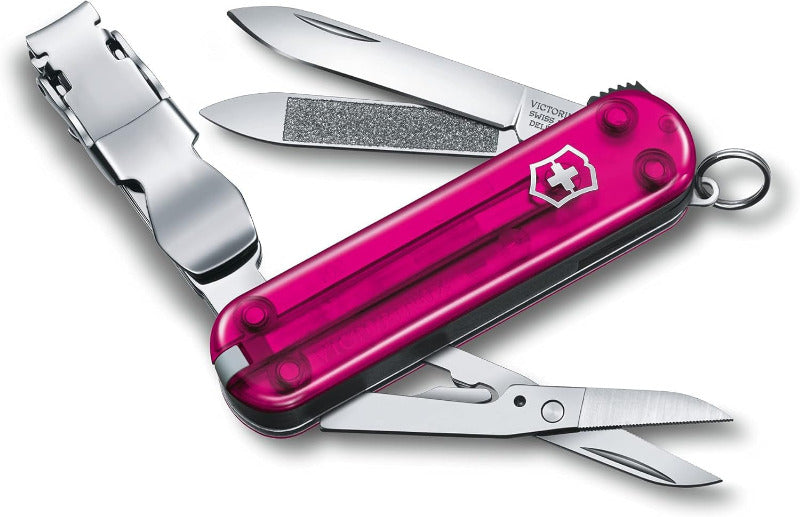 Victorinox Nail Clip 580 – Swiss Army Multitool with 8 Functions | Manicure & Pedicure Tool in Red