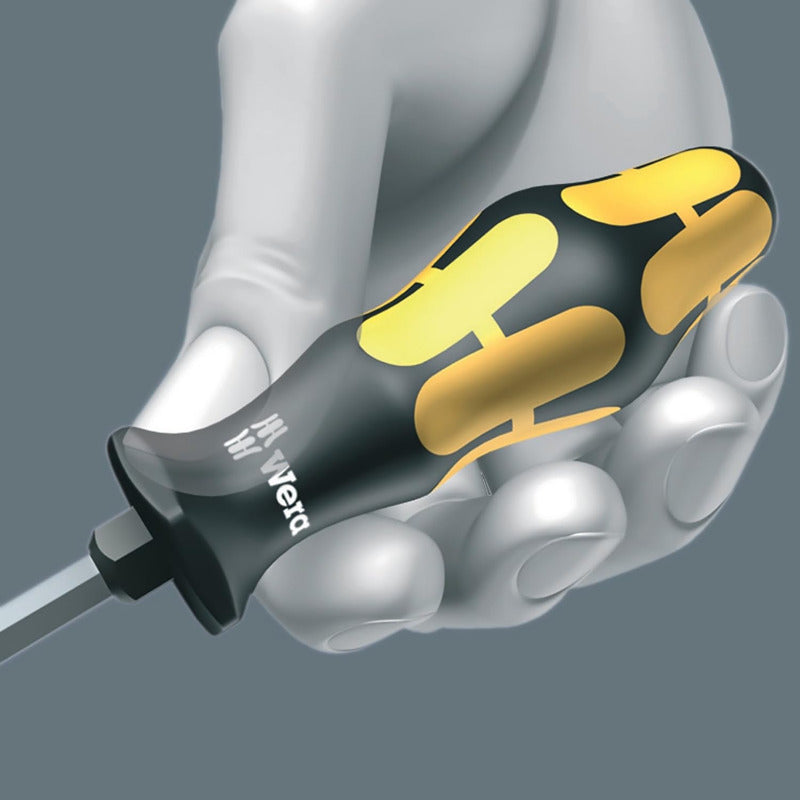WERA 932/918/6 Kraftform Plus Screwdriver Chisel Set – 6-Piece with Rack (05018287001)