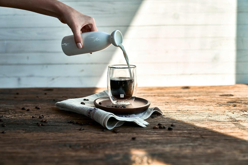 ZWILLING Sorrento Doppelwandige Kaffee-Gläser, 2X200 Ml, Borosilikatglas, Thermogläser, Hitzebeständig, 2-Tlg