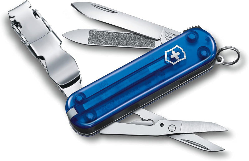 Victorinox Nail Clip 580 – Swiss Army Multitool with 8 Functions | Manicure & Pedicure Tool in Red