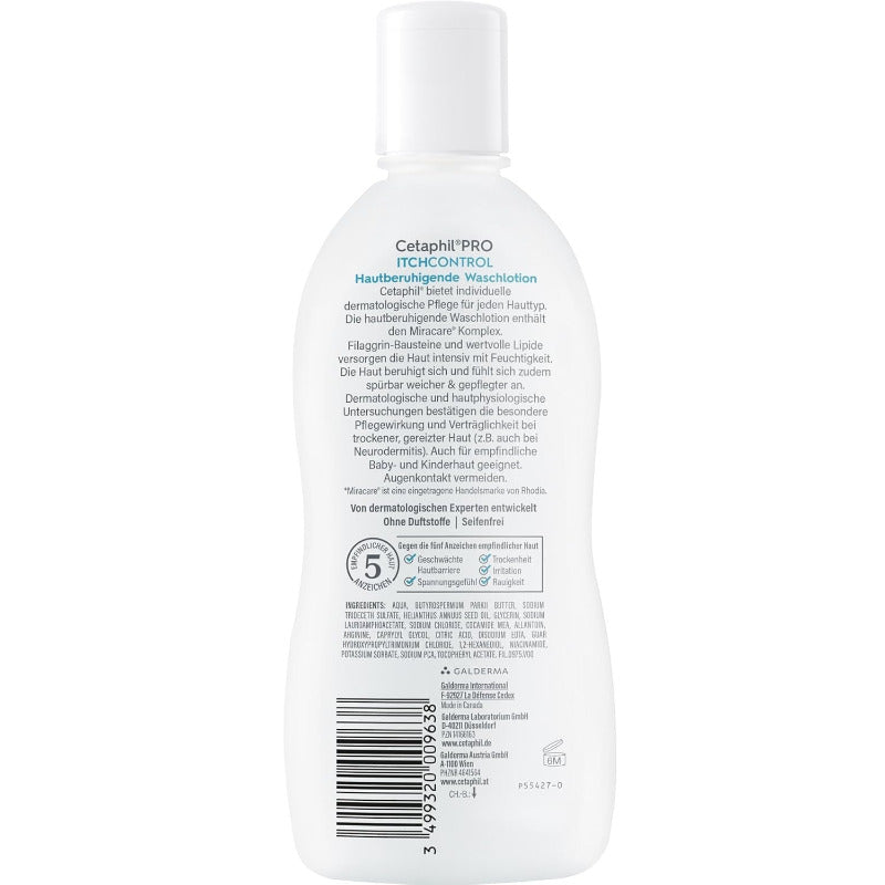 CETAPHIL Pro Itchcontrol Soothing Wash – 295ml