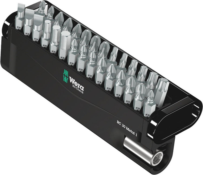 Wera Bit-Sortiment, Bit-Check 30 Metal 1, 30-Teilig, 05057434001
