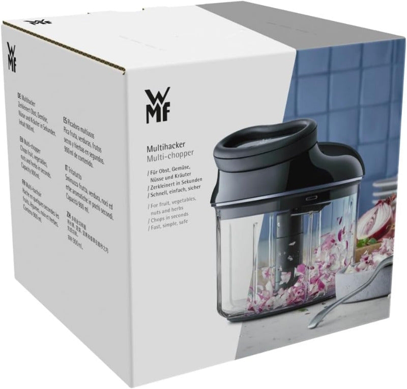 WMF Gourmet Manual Vegetable Chopper – 900ml Pull-Cord Food Processor