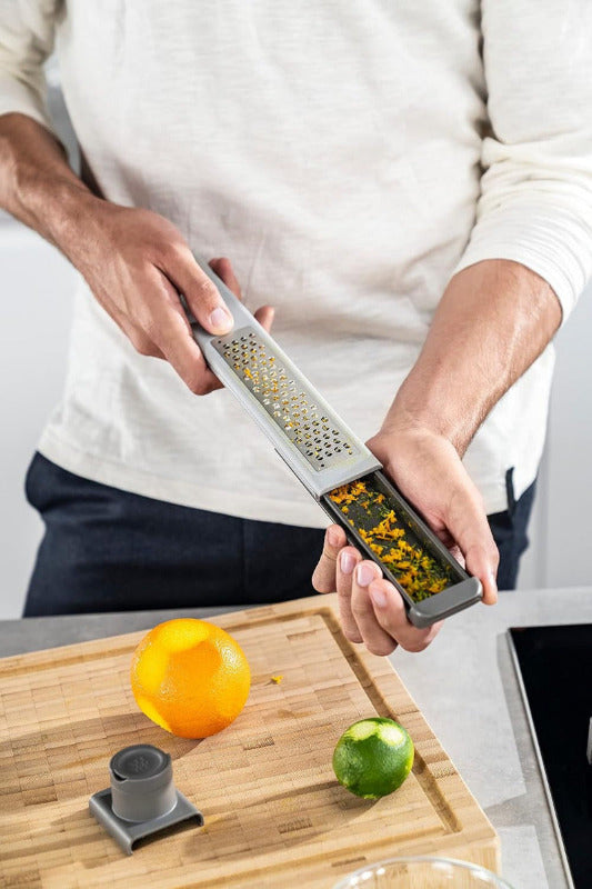 ZWILLING Z-Cut Fine Grater – Dual-Direction, Stainless Steel Blade, Grey