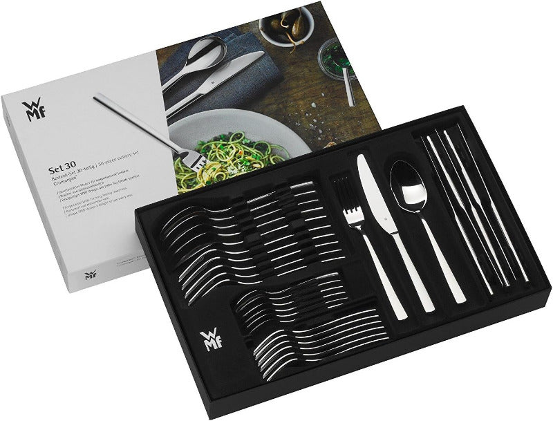 WMF Palermo Cutlery Set – 30-Piece for 6 People Monobloc Knives