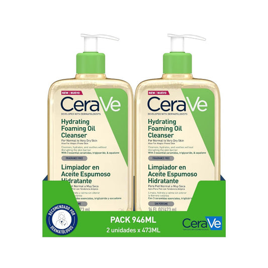 CeraVe Foaming Oil Cleanser 2 x 473ml