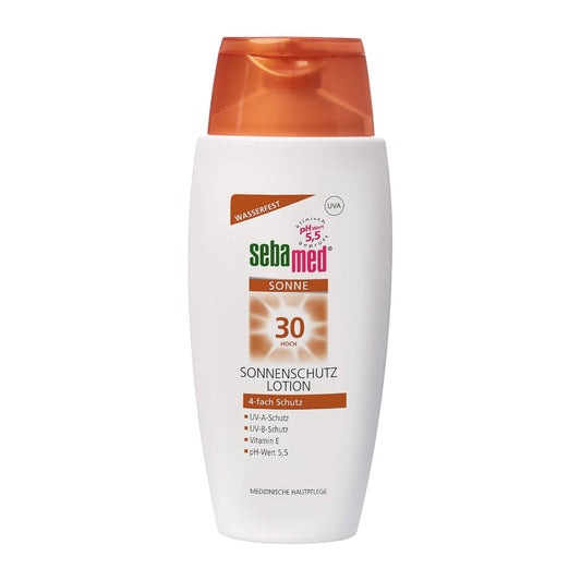 SEBAMED Sunscreen Lotion SPF 30 – pH 5.5 Balanced, Water-Resistant, Microplastic-Free, Made in Germany – 150ml