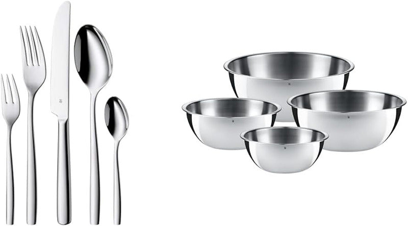 WMF Palma Cutlery Set – 60-Piece for 12 People Polished Cromargan Stainless Steel