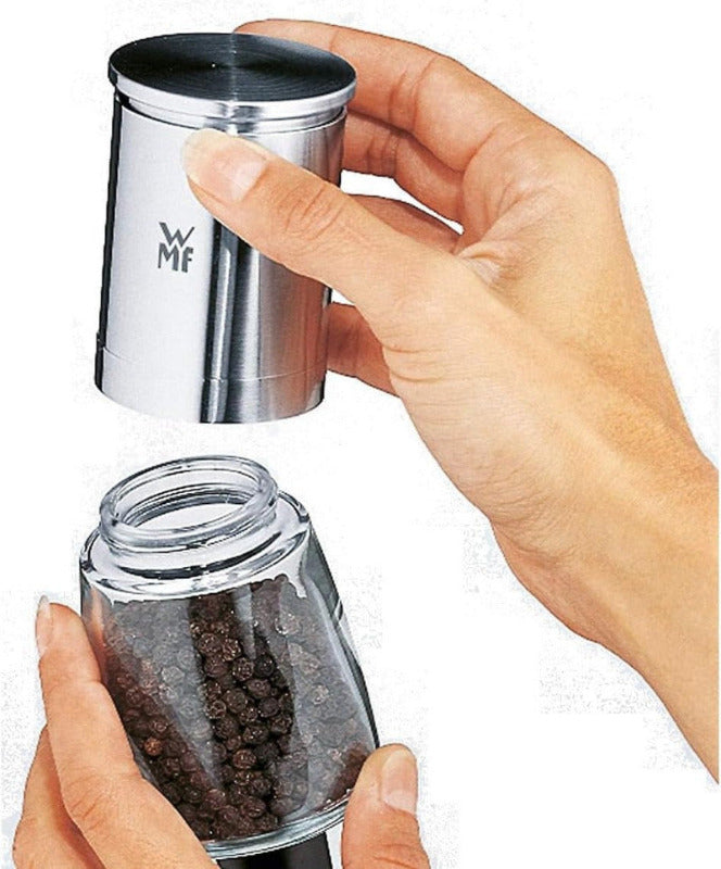 WMF De Luxe Salt and Pepper Mill Set – 3-Pieces Ceramic Grinding Mechanism