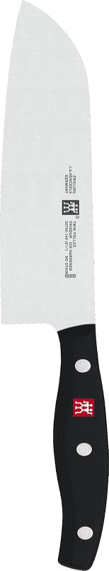 ZWILLING Gourmet Santoku Knife 18 cm – German-Made, Stainless Steel, Asian-Style Chef’s Knife with Ergonomic Handle