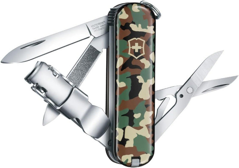 Victorinox Nail Clip 580 – Swiss Army Multitool with 8 Functions | Manicure & Pedicure Tool in Red