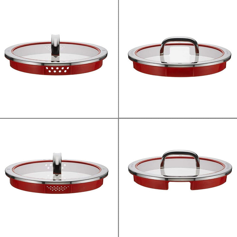 WMF Function 4 Pot Lid 16 cm – Glass Lid with 4 Pouring Functions