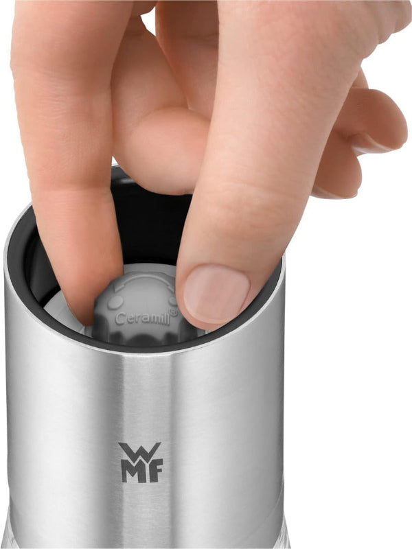 WMF De Luxe Salt and Pepper Mill Set – 3-Pieces Ceramic Grinding Mechanism