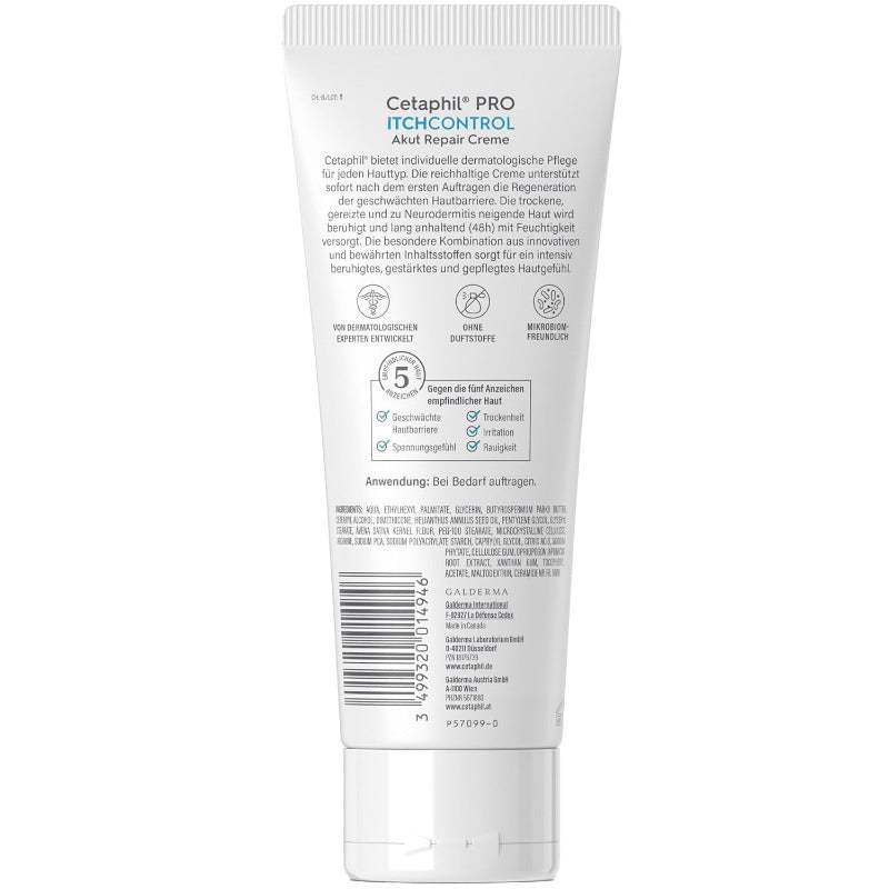 CETAPHIL PRO ItchControl Akut Repair Creme – 227g