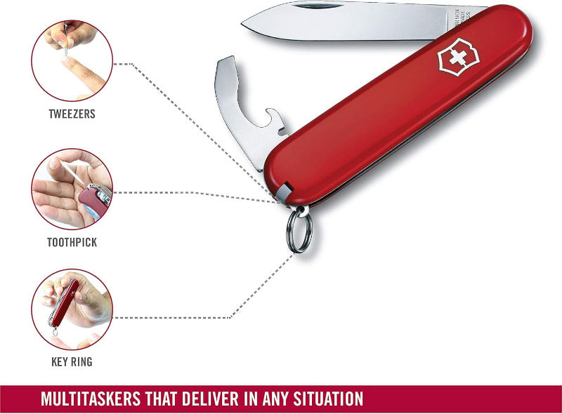 Victorinox Bantam Swiss Army Knife – 8-Function Pocket Multitool