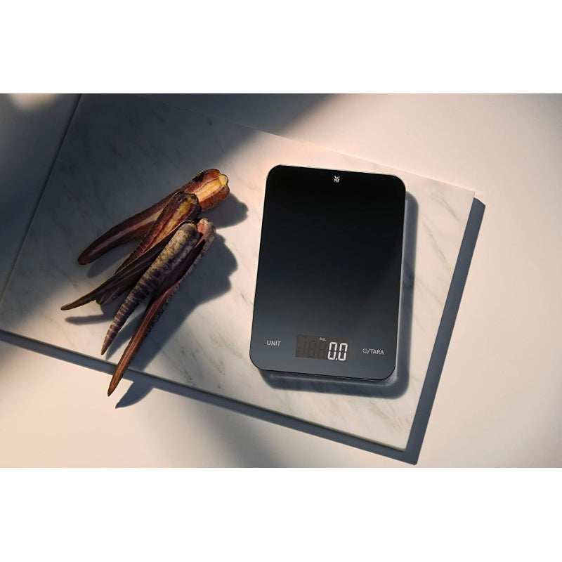 WMF Digital Kitchen Scale – Black 5kg Precision Scale with Safety Glass