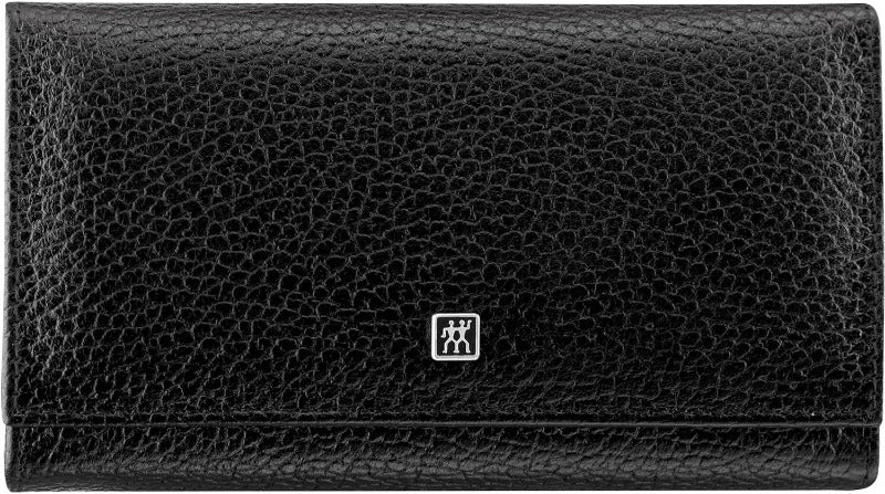 ZWILLING 7-Piece Manicure & Pedicure Set – Polished Stainless Steel, Genuine Leather Case, Black