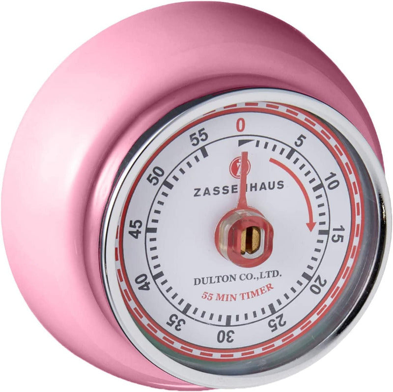 ZASSENHAUS SPEED Kitchen Timer – Red | Analog Countdown with Alarm