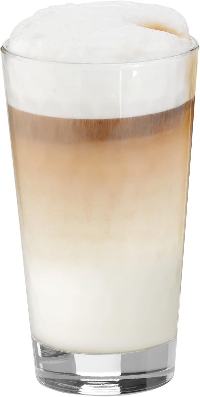 WMF Coffeetime Long Drink Glasses Set – 4-Piece, 275 ml Heat-Resistant Crystal Glass