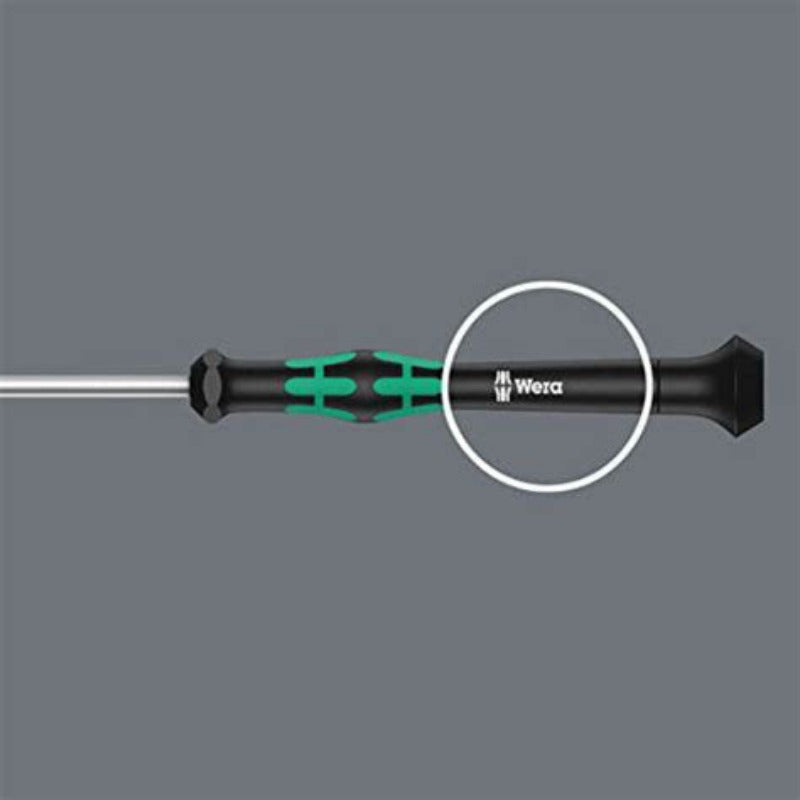 WERA 2035 Electronics Slotted Screwdriver – 0.4 x 2.0 x 60 mm (05118006001)