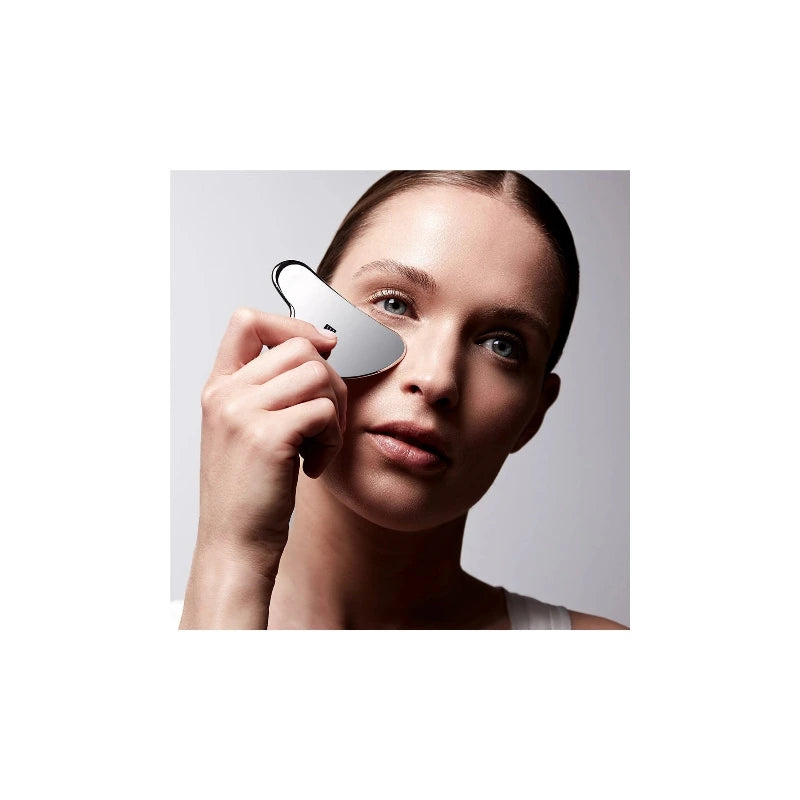 ZWILLING Premium Gua Sha Facial Massager – Stainless Steel, Cooling Effect, Detox & Skin Vitality Tool, Silver Finish
